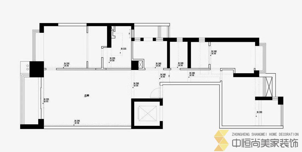 西安,西安家裝,西安家裝設計,西安小戶型設計公司,裝修案例105街坊效果圖